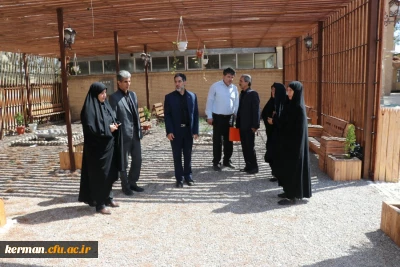 بازدید رئیس دانشگاه فرهنگیان استان کرمان از پردیس شهید باهنر کرمان (خواهران)
