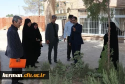 بازدید رئیس دانشگاه فرهنگیان استان کرمان از پردیس شهید باهنر کرمان (خواهران)