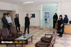 بازدید رئیس دانشگاه فرهنگیان استان کرمان از پردیس شهید باهنر کرمان (خواهران)