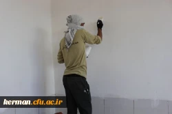 تلاش گروه جهادی شهید شهسواری بسیج دانشجویی دانشگاه فرهنگیان استان کرمان در منطقه زهکلوت رودبار جنوب به روایت تصویر 13