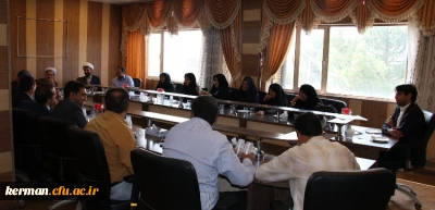 برگزاری دومین نشست مشترک سرپرستان سراهای دانشجویی با رئیس دانشگاه فرهنگیان استان کرمان در سال جاری