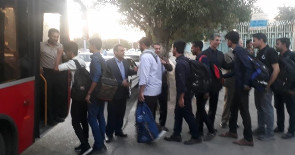 بدرقه و اعزام کاروان زیارتی اربعین حسینی