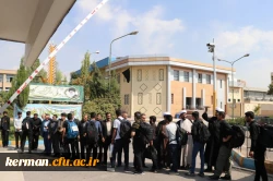 استقبال از دانشجومعلمان زائر پیاده روی اربعین حسینی در دانشگاه فرهنگیان کرمان 2