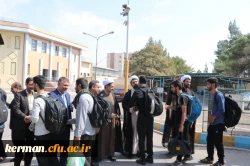 استقبال از دانشجومعلمان زائر پیاده روی اربعین حسینی در دانشگاه فرهنگیان کرمان 4