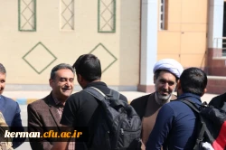 استقبال از دانشجومعلمان زائر پیاده روی اربعین حسینی در دانشگاه فرهنگیان کرمان 5
