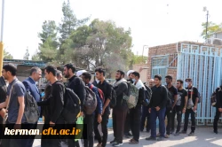 استقبال از دانشجومعلمان زائر پیاده روی اربعین حسینی در دانشگاه فرهنگیان کرمان 6
