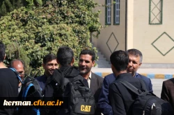 استقبال از دانشجومعلمان زائر پیاده روی اربعین حسینی در دانشگاه فرهنگیان کرمان 7