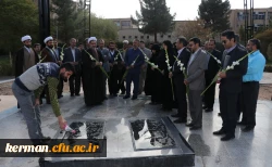 غبار روبی قبور مطهر شهدای گمنام به مناسبت هفته بسیج