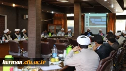 دانشگاه فرهنگیان کرمان میزبان مسئولین دفاتر نهاد مقام معظم رهبری و مدیران گروه های معارف اسلامی دانشگاه های استان بود. 4