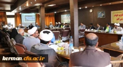 دانشگاه فرهنگیان کرمان میزبان مسئولین دفاتر نهاد مقام معظم رهبری و مدیران گروه های معارف اسلامی دانشگاه های استان بود. 5