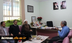 دیدار رییس دانشگاه فرهنگیان کرمان با مدیر کل بنیاد شهید استان