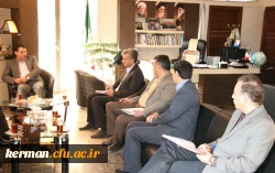 دیدار با رئیس سازمان مدیریت و برنامه ریزی استان کرمان