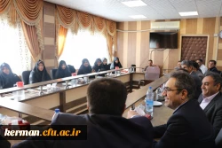 نشست صمیمی مدیر کل امور دانشجویی سازمان مرکزی با سرپرستان سراهای دانشجویی دانشگاه فرهنگیان کرمان 4