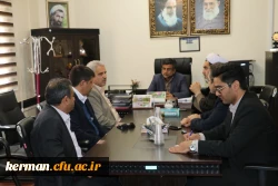 در دیدار مدیرکل امور دانشجویی دانشگاه فرهنگیان کشور با معاونت دانشجویی دانشگاه شهید باهنر کرمان طرفین بر استفاده از تجربیات یکدیگر تأکید نمودند. 2