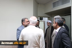 در دیدار مدیرکل امور دانشجویی دانشگاه فرهنگیان کشور با معاونت دانشجویی دانشگاه شهید باهنر کرمان طرفین بر استفاده از تجربیات یکدیگر تأکید نمودند. 6