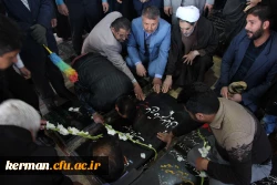 مراسم عطرافشانی و غبارروبی قبور مطهر شهدا