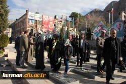 مراسم عطرافشانی و غبارروبی قبور مطهر شهدا