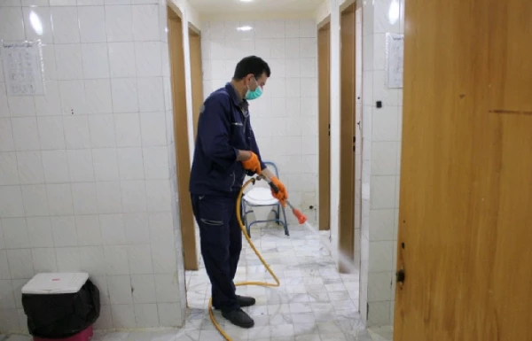 ضدعفونی کلیه فضاهای دانشگاه فرهنگیان استان کرمان انجام شد 9