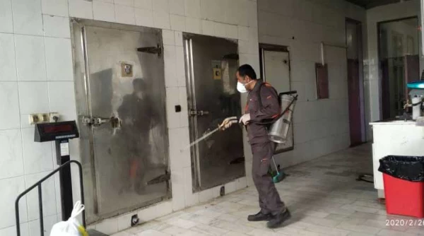 ضدعفونی کلیه فضاهای دانشگاه فرهنگیان استان کرمان انجام شد 10