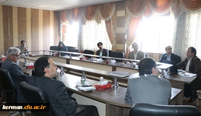 برگزاری شورای آموزشی دانشگاه فرهنگیان کرمان جهت تسهیل در استفاده از شبکه مجازی یادگیری معلمان (شمیم)