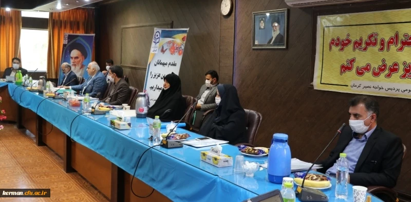 قدردانی ریاست محترم دانشگاه فرهنگیان کشور از استاندار محترم کرمان به دلیل همکاری در اجرای طرح 31-100 دانشگاه فرهنگیان کشور 4