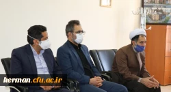 مدیر کل نوسازی توسعه و تجهیز مدارس استان در دیدار با دکتر توان آمادگی اداره کل نوسازی را جهت همکاری و اجرای طرح های عمرانی دانشگاه فرهنگیان کرمان اعلام داشت 3