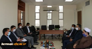 مدیر کل نوسازی توسعه و تجهیز مدارس استان در دیدار با دکتر توان آمادگی اداره کل نوسازی را جهت همکاری و اجرای طرح های عمرانی دانشگاه فرهنگیان کرمان اعلام داشت