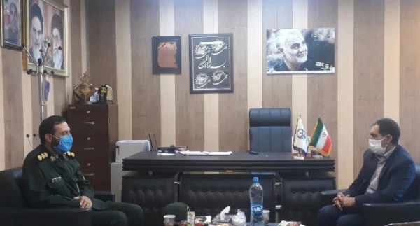 دیدار رئیس دانشگاه فرهنگیان استان با مدیر کل حفظ و نشر ارزش های دفاع مقدس کرمان 