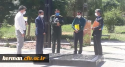 دیدار رئیس دانشگاه فرهنگیان استان با مدیر کل حفظ و نشر ارزش های دفاع مقدس کرمان 