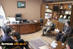 رئیس دانشگاه فرهنگیان و مدیر کل نوسازی مدارس استان با یکدیگر دیدار و گفتگو کردند 2
