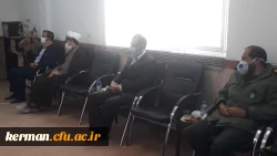 دیدار معاون پژوهش وفناوری دانشگاه فرهنگیان کشور بانماینده ولی فقیه دراستان وامام جمعه کرمان 3