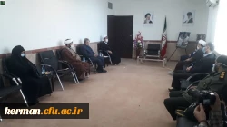 دیدار معاون پزوهش وفناوری دانشگاه فرهنگیان کشور با نمایده ولی فقیه در استان وامام جمعه کرمان  2
