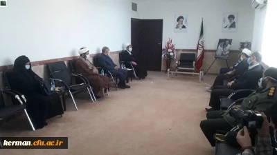 دیدار معاون پزوهش وفناوری دانشگاه فرهنگیان کشور با نمایده ولی فقیه در استان وامام جمعه کرمان 