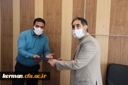 تجلیل از همکاران حوزه مالی دانشگاه فرهنگیان کرمان به مناسبت گرامیداشت هفته حسابداری 6