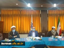 نشست مشترک کمیته علمی ، پژوهشی بنیاد مکتب حاج قاسم سلیمانی با شورای پژوهشی دانشگاه فرهنگیان کرمان 2