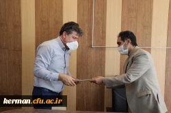 تجلیل از همکاران حوزه مالی دانشگاه فرهنگیان کرمان به مناسبت گرامیداشت هفته حسابداری 9