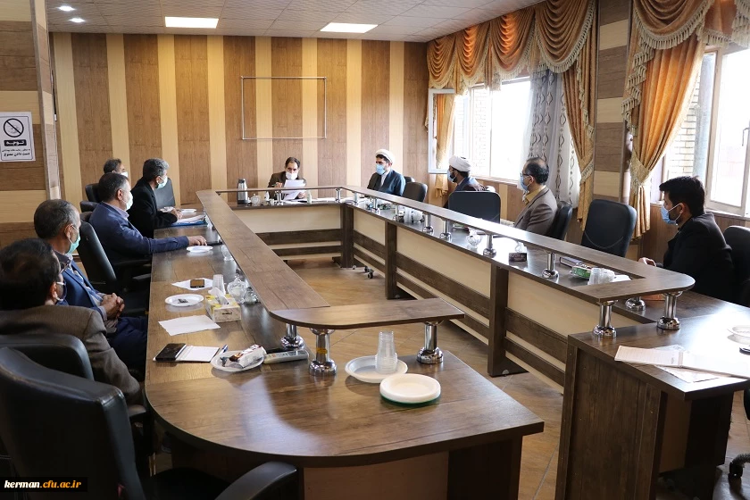 شورای اداری دانشگاه فرهنگیان کرمان با حضوردکتر توان رئیس دانشگاه فرهنگیان استان برگزار شد 5