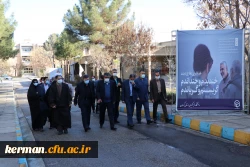 ادای احترام دکتر خنیفر به شهدای گمنام دانشگاه فرهنگیان کرمان 11