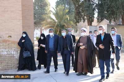 بازدید دکتر خنیفر از پردیس شهید باهنر دانشگاه فرهنگیان کرمان