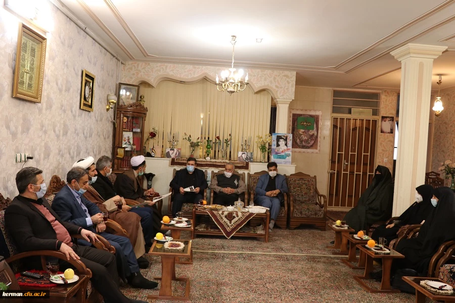 دیدار رئیس دانشگاه فرهنگیان کشور با خانواده شهید محسن برهانی 4