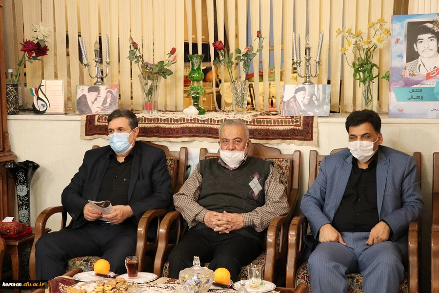 دیدار رئیس دانشگاه فرهنگیان کشور با خانواده شهید محسن برهانی 5
