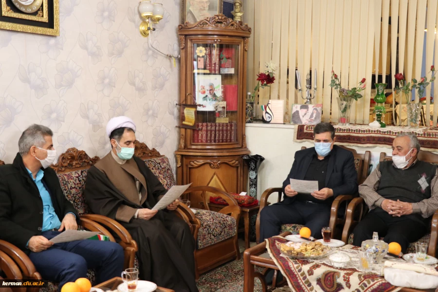دیدار رئیس دانشگاه فرهنگیان کشور با خانواده شهید محسن برهانی 11