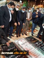 ادای احترام دکتر خنیفر به شهدای گمنام دانشگاه فرهنگیان کرمان 13