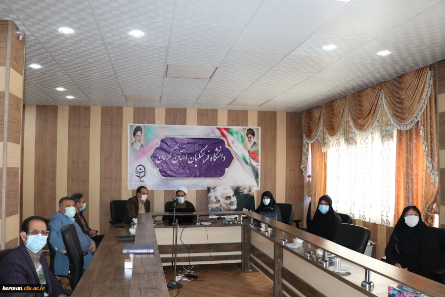 دکتر توان از آمادگی کامل دانشگاه فرهنگیان کرمان برای پذیرش واسکان دانشجو یان درصورت رفع محدودیتهای کرونایی خبر داد 2