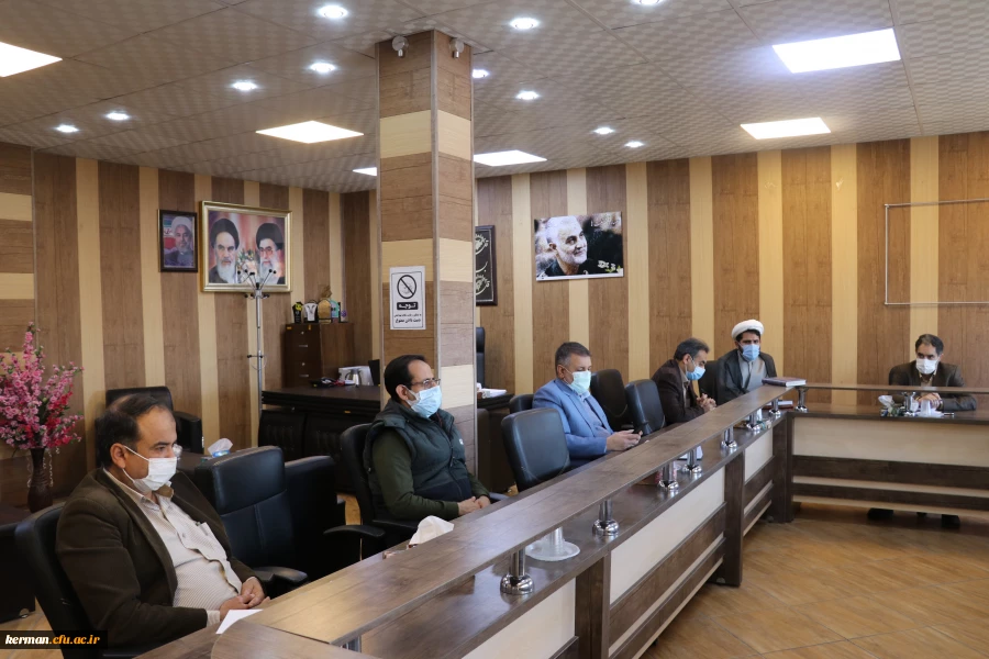 تعیین وضعیت دورکاری همکاران در جلسه شورای اداری دانشگاه فرهنگیان کرمان 4