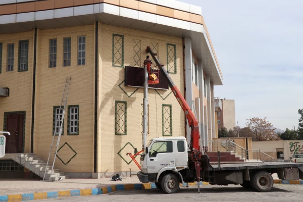 نصب تابلوی دیجیتال در پردیس خواجه نصیر الدین طوسی دانشگاه فرهنگیان کرمان 4