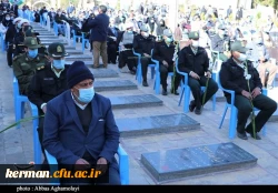 حضور مسئولین دانشگاه فرهنگیان استان کرمان درآیین گرامیداشت سالروز ورود امام خمینی (ره)به میهن از جوارمزار حاج قاسم 2