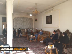 دیدار رئیس دانشگاه فرهنگیان استان کرمان با خانواده شهید حسین محمدی 5