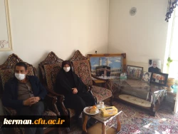 دیدار رئیس دانشگاه فرهنگیان استان کرمان با خانواده شهید حسین محمدی 6