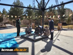 جلسه ستاد شاهد وایثارگر دانشگاه فرهنگیان کرمان با حضور دکتر توان رئیس دانشگاه فرهنگیان استان ، احمدی وعلیزاده نمایندگان اعزامی از سازمان مرکزی دانشگاه ، سرهنگ مهدوی وسایر اعضاء بمنظور بررسی عملکرد وپیشرفت کار پروژه یادمان شهدای گمنام برگزار شد 3